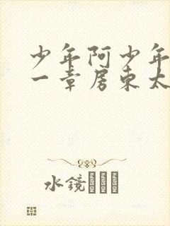 少年阿少年宾第一章房东太太