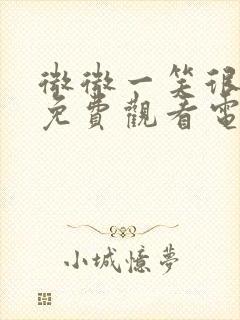 微微一笑很倾城免费观看电视剧版封面