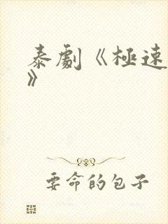 泰剧《极速恋人》