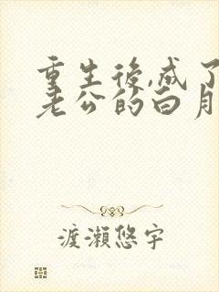 重生后,成了渣老公的白月光 晨曦封面