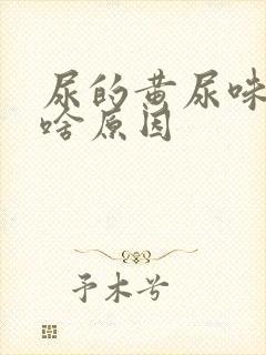 尿的黄尿味重是啥原因封面