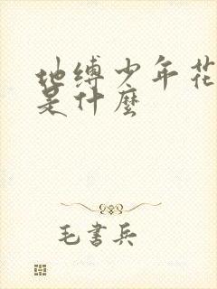 地缚少年花子君是什么封面