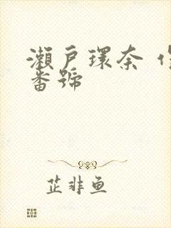 濑户环奈 作品番号封面