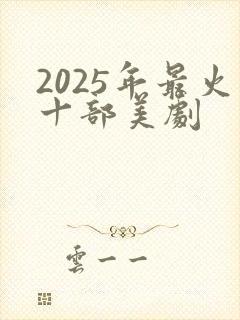 2025年最火十部美剧