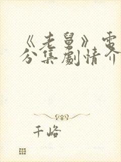 《老舅》电视剧分集剧情介绍封面