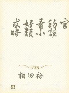 求好看的官场谋略类小说