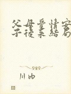 父母爱情安杰侄子后来结局封面