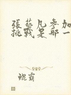 张艺凡参加极限挑战是哪一期