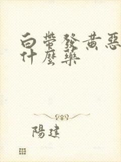 白带发黄恶臭用什么药