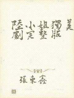 陆小姐独美后短剧完整版