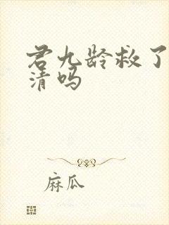 君九龄救了黄子清吗