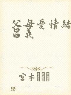 父母爱情结局江昌义