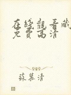 在线观看藏海传免费高清