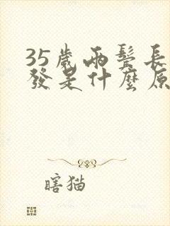 35岁两鬓长白发是什么原因