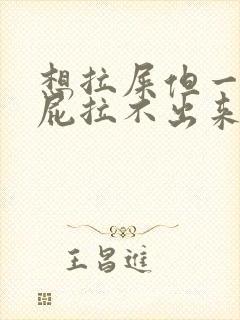 想拉屎但一直放屁拉不出来封面