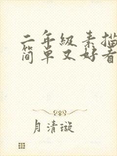 二年级素描画画简单又好看