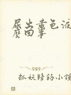 尿出黄色液体怎么回事封面