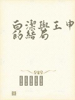 白洁与王申最后的结局