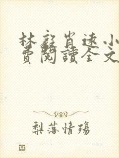 林毅肖远小说免费阅读全文封面