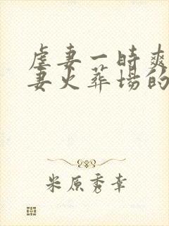 虐妻一时爽,追妻火葬场的小说封面