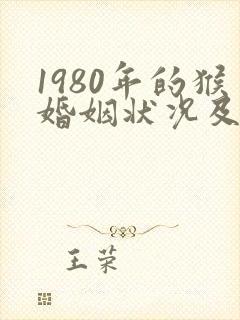 1980年的猴婚姻状况及命运