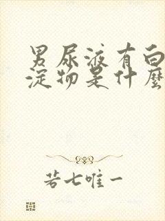 男尿液有白色沉淀物是什么原因引起的