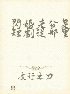 闪婚老公是总裁短剧从哪里看全片