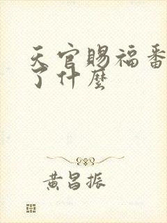 天官赐福番外讲了什么
