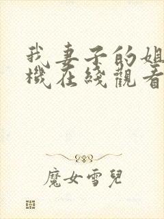 我妻子的姐姐手机在线观看封面