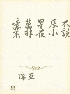 亿万星辰不及你叶非夜小说