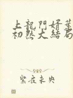 上龙门婿叶辰萧初然大结局