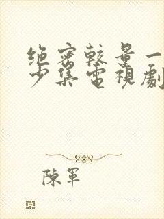 绝密较量一共多少集电视剧封面