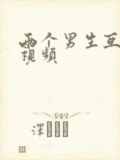 两个男生互操的视频