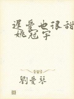 迟爱也很甜短剧 姚冠宇