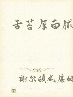 舌苔厚白腻齿痕