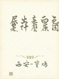 尿出来白色液体是什么原因