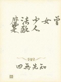 魔法少女曾与恶是敌人封面