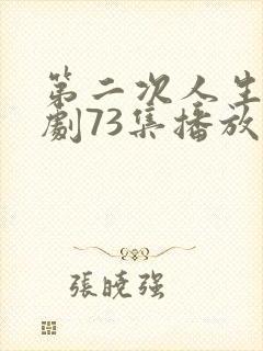第二次人生电视剧73集播放封面