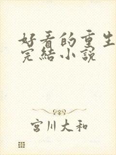 好看的重生小说完结小说