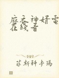 麻衣神婿电视剧在线看