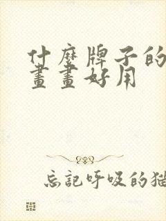 什么牌子的平板画画好用