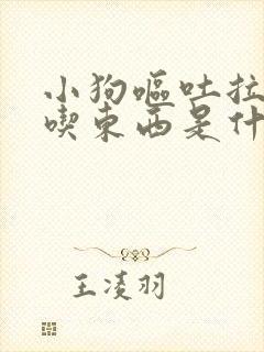 小狗呕吐拉稀不吃东西是什么原因