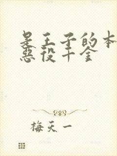 是王子的本命是恶役千金