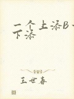 一个上添B一个下添封面