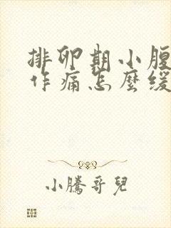 排卵期小腹隐隐作痛怎么缓解