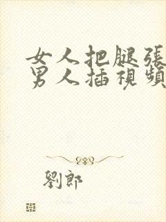 女人把腿张开让男人插视频