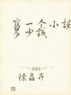 写一个小说能赚多少钱