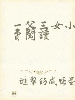 一父三女小说免费阅读