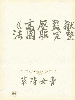 《高压监狱2》法国版完整版免费封面