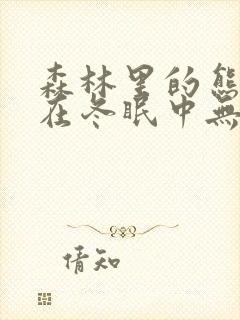 森林里的熊先生在冬眠中无马赛克